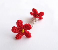 Ohrstecker Blume
