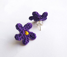 Ohrstecker Blume